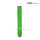 Reflective PVC Green Safety LED light Slap Bracelet